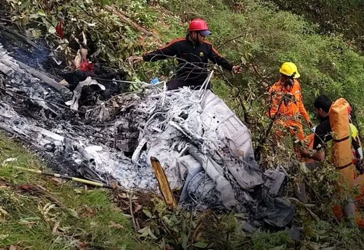 Nouveau crash en Inde: un hélicoptère chute dans l&rsquo;Himalaya et fait 07 morts