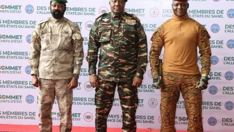 1er sommet des pays de l&rsquo;AES: Le Burkina-Faso, le Mali et le Niger tournent complètement dos à la CEDEAO