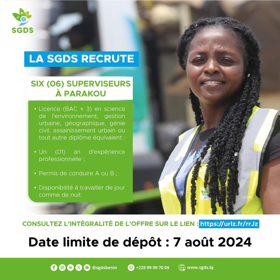 Offre d’emploi: La SGDS SA recrute