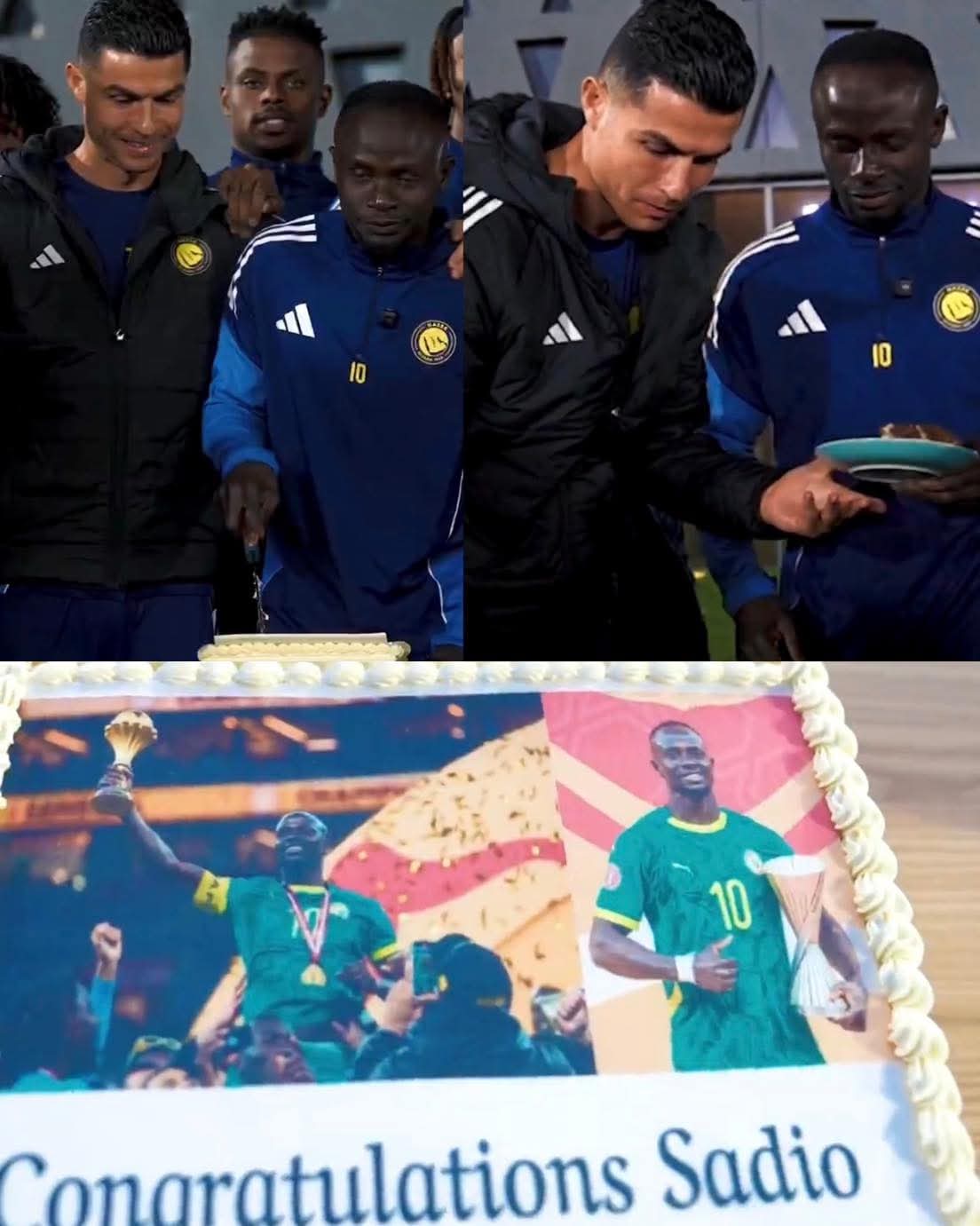 Après son sacre à la CAN 2025: Sadio Mané reçoit les honneurs de Cristiano Ronaldo à Al Nasser