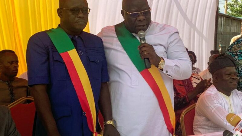 Décentralisation : Arsène Jonathan DOVEDO officiellement investi CA de Hêvié