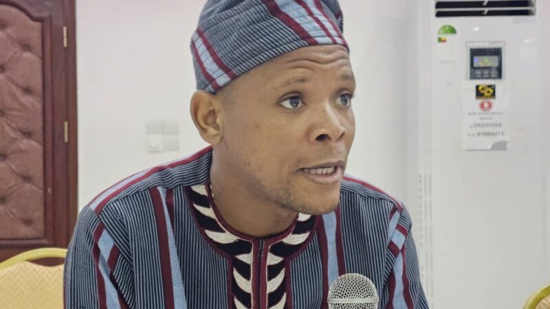 Lancement de la phase B du projet asphaltage à Abomey- Calavi: Le Conseiller Municipal Arsène YAOVI reconnaissant au Président TALON