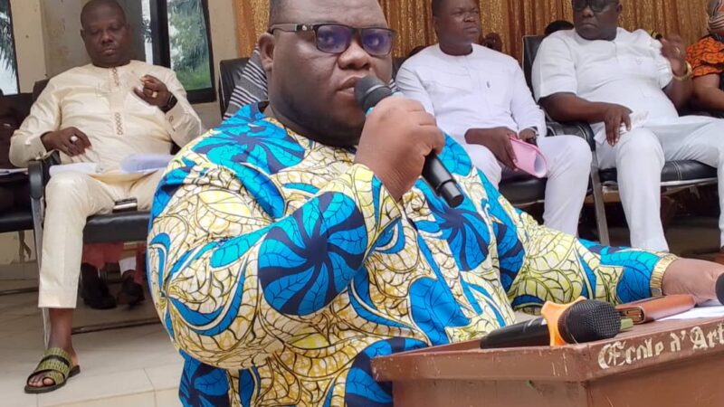 Reddition de compte de la municipalité d&rsquo;Abomey calavi: Karl Lahami plaide pour la construction des infrastructures sportives à Godomey