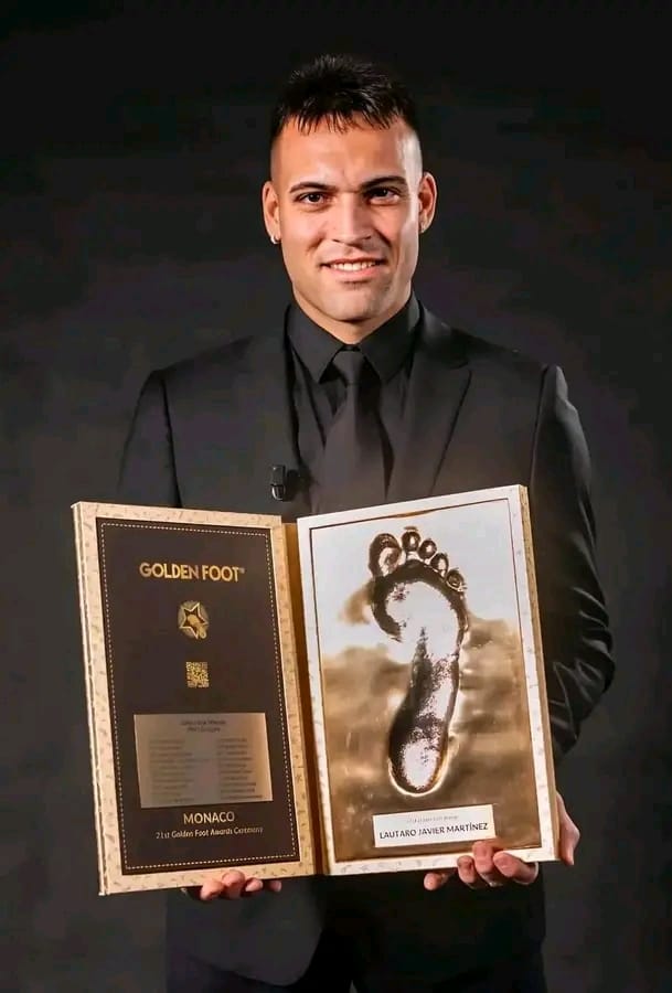 Football: Lautaro Martinez remporte le Prix Golden Foot 2024