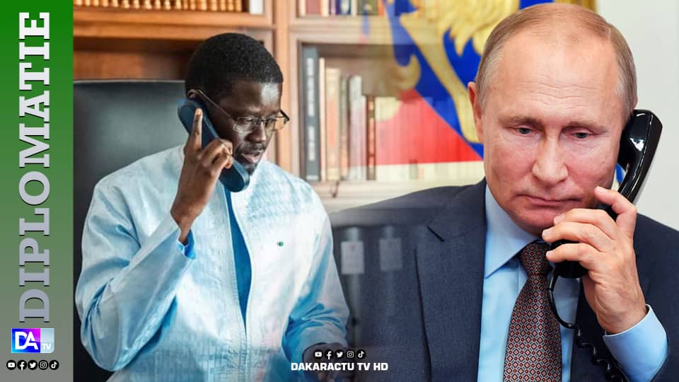Sénégal-Russie: Bassirou Diomaye Faye et Vladimir Poutine ravifient les liens diplomatiques entre les deux pays 