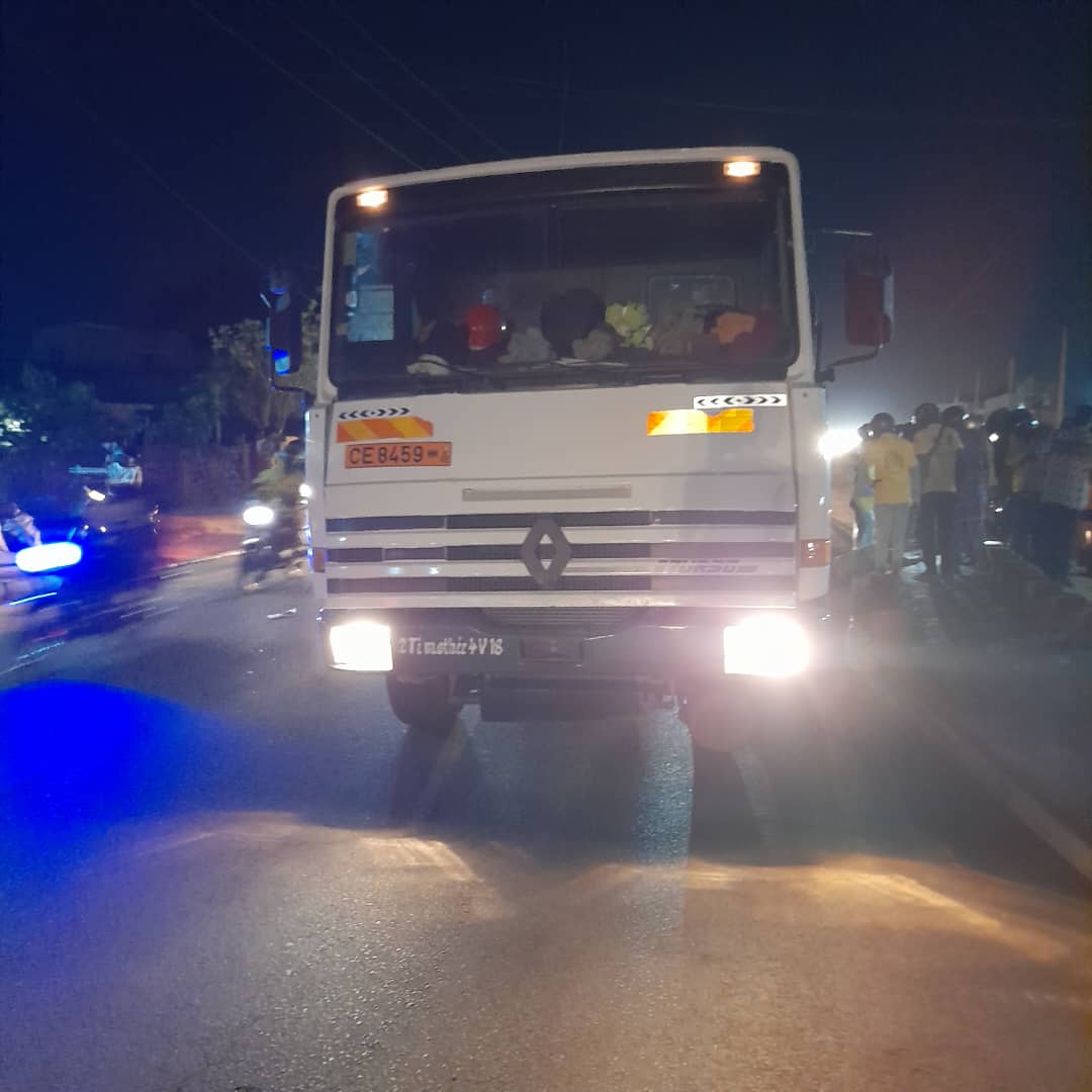 Horrible! Une dame tuée dans un grave accident de circulation à Abomey-Calavi ce matin