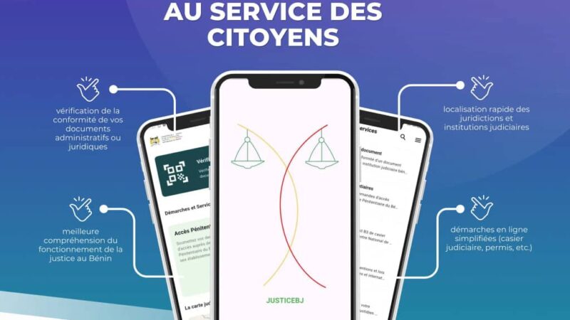 Justicebj: le Bénin digitalise l’accès aux services judiciaires