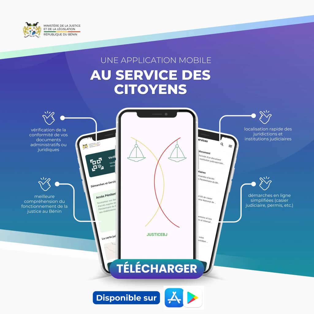 Justicebj: le Bénin digitalise l’accès aux services judiciaires