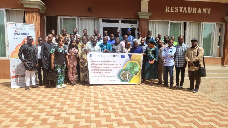 Promotion de la consommation des légumes:Des journalistes engagés pour des pratiques alimentaires saines au Bénin