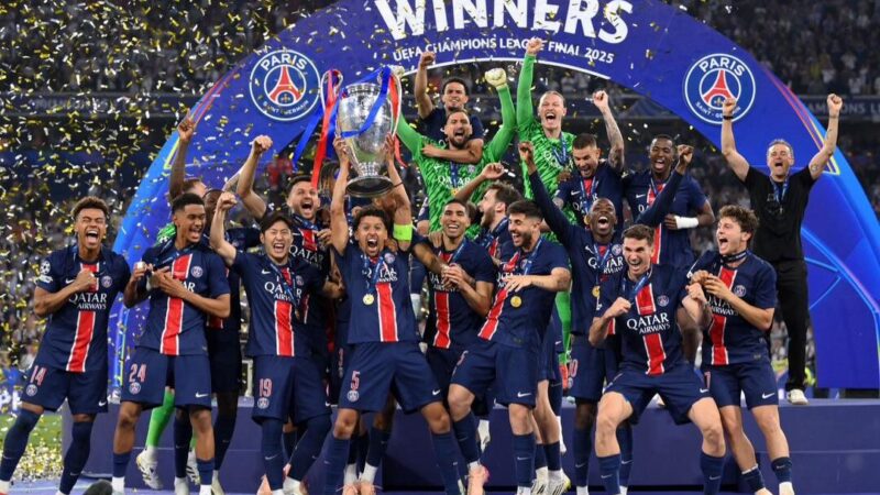 Vainqueur de la Ligue des Champions européenne : Le PSG historique !!!