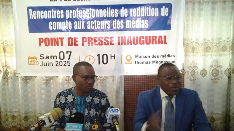 Reddition de compte/HAAC-7è mandature:le Conseiller Basile Tchibozo face aux professionnels des médias d&rsquo;Abomey-Calavi et de Porto-Novo 