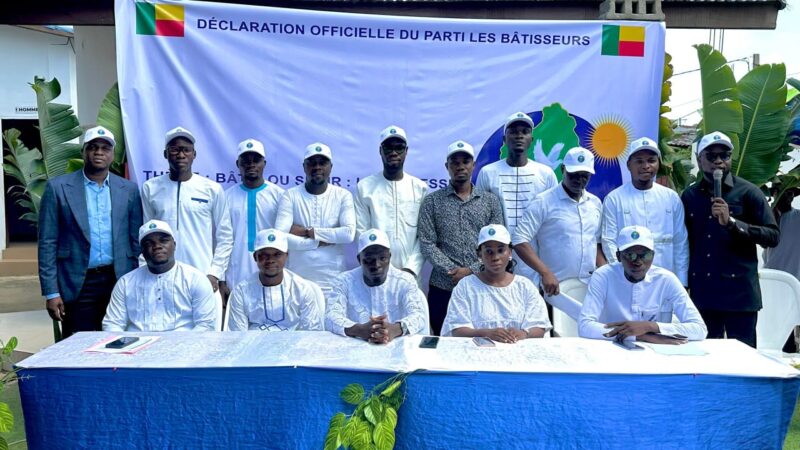 Paysage politique: Naissance du parti Les Bâtisseurs pour fédérer toutes les forces vives de la Nation