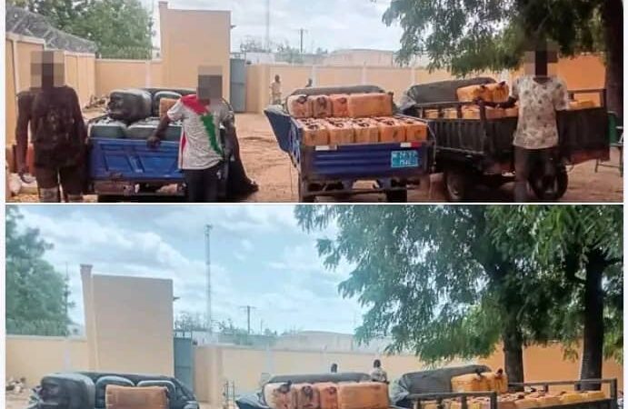Trafic illicite de carburant au Burkina Faso : 2 785 litres d&rsquo;essence interceptés par la police