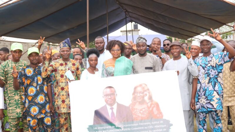 6è Circonscription électorale : Anita Ahouandjinou Ahouandjinou Ogou et les enseignants s&rsquo;engagent pour Wadagni