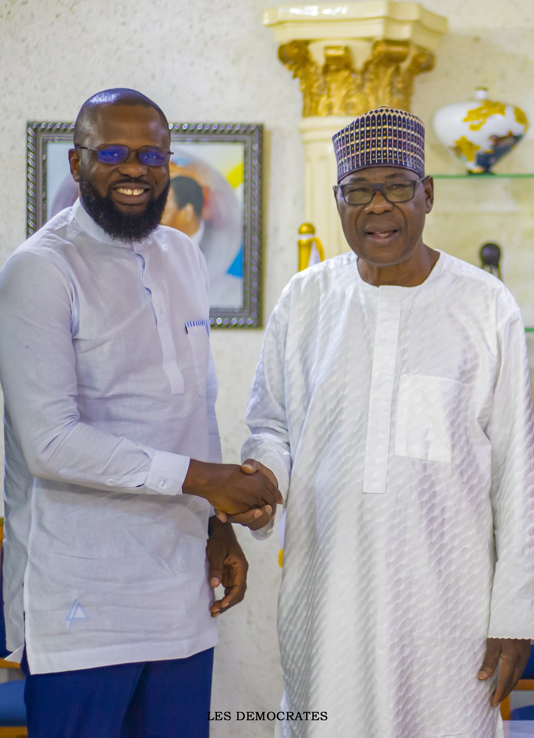 Apollinaire Avognon et Boni Yayi 