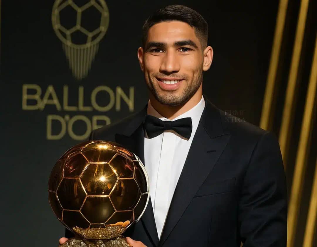 Ballon d’Or africain 2025: le marocain Achraf Hakimi remporte le trophée après une saison monstrueuse