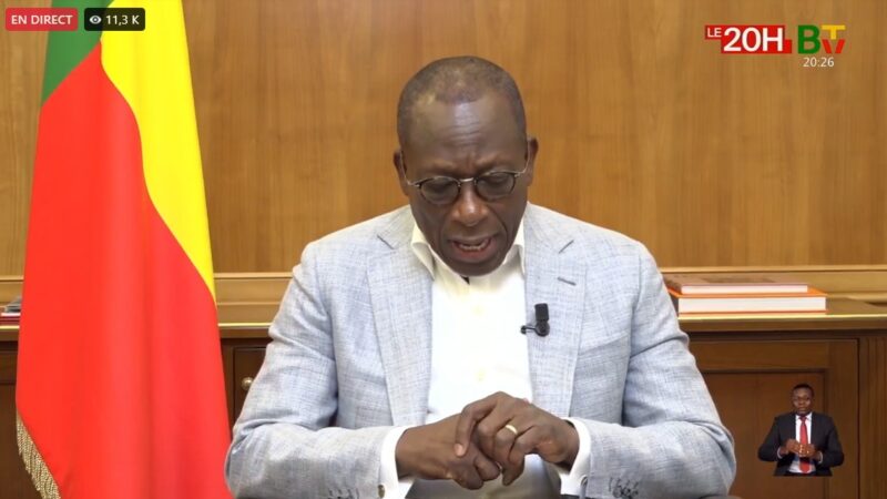 Tentative de coup d&rsquo;État déjoué: Le président Patrice Talon félicite l&rsquo;armée et rassure la nation  ‎