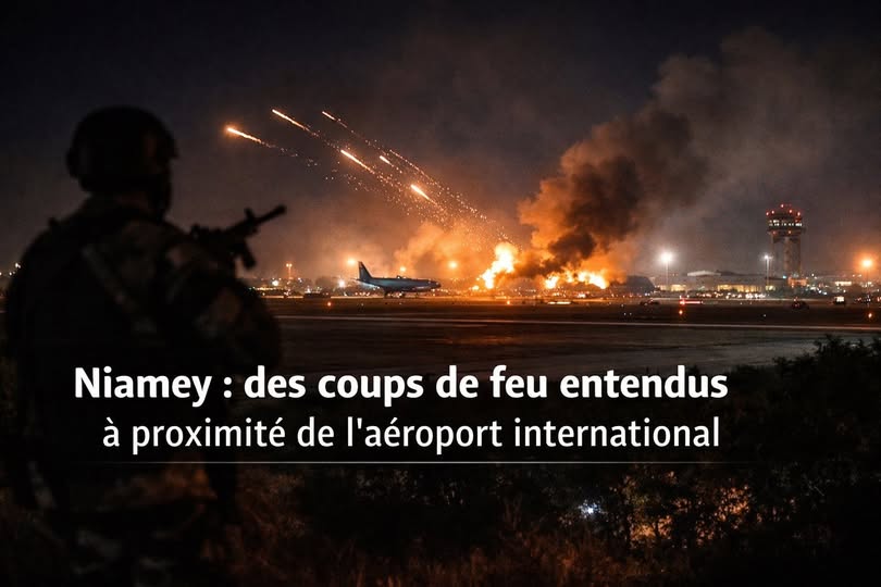Niger : des coups de feu nocturnes perturbent l’aéroport international de Niamey