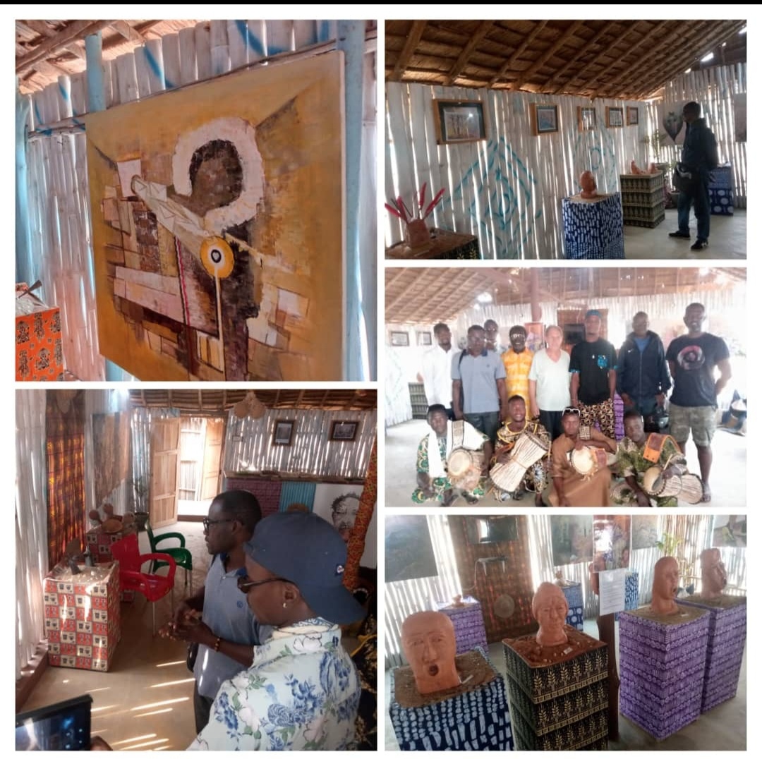 Exposition à l&rsquo;Espace Ashê Culture Bénin à Ouidah: Bienvenu Abaï et Zhao Fei célèbrent le Vodoun à travers leurs œuvres