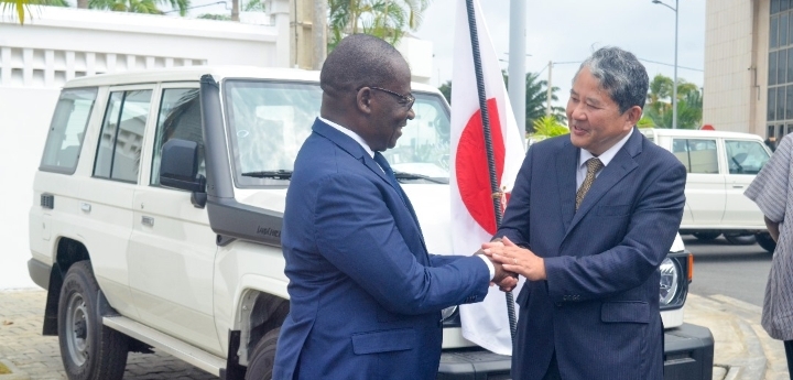 Renforcement de la sécurité au Bénin: le Japon  offre 22 véhicules à la Police républicaine
