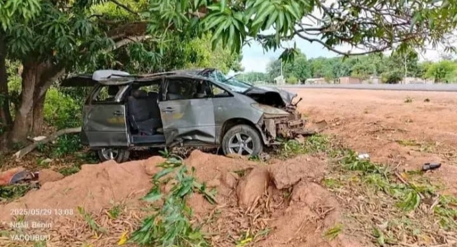 N&rsquo;dali : une collision routière fait 04 morts et un blessé grave