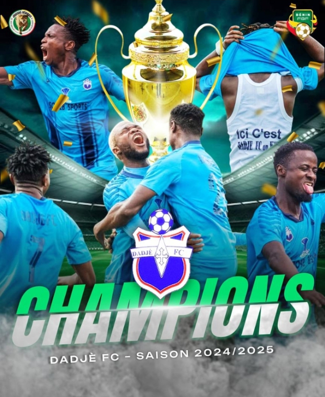 Celtiis Ligue Pro 2025: Dadjè FC détrône Coton FC et s’offre un premier sacre
