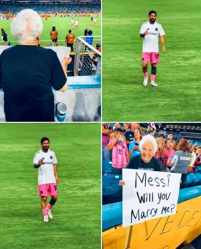 Divers : une femme âgée de 98 ans demande Lionel Messi en mariage