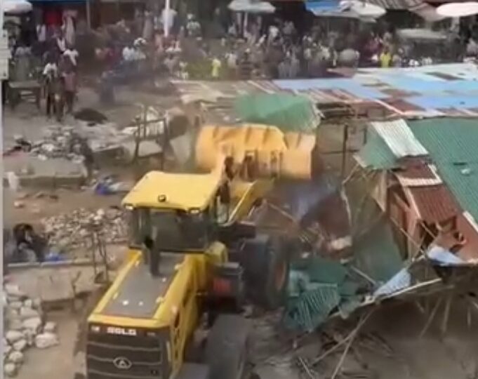 Cotonou: le Marché Missèbo complètement rasé, les bulldozers tournés vers Dantokpa
