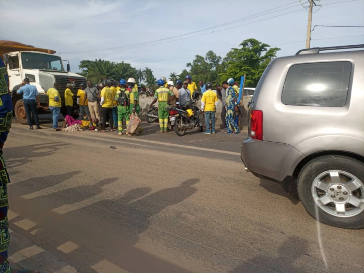 Cotonou: 01 mort dans une collision entre une moto et une voiture ce matin