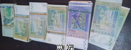Contrefaçon : un homme arrêté avec près de 3 millions de FCFA en faux billets