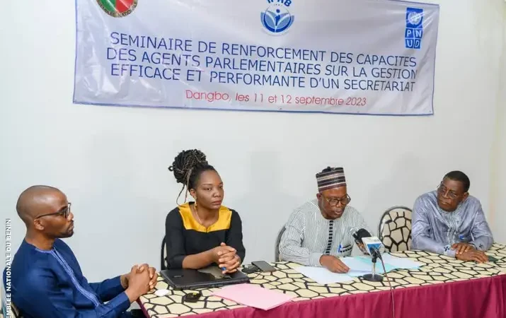 Assemblée nationale du Bénin : L&rsquo;IpaB renforce la capacité en gestion des Secrétaires parlementaires