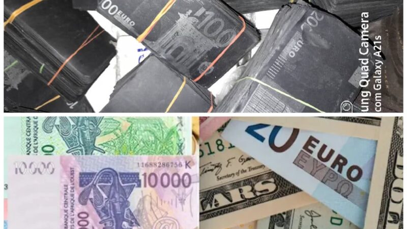 Économie: 7 milliards de faux billets en cours de fabrication interceptés