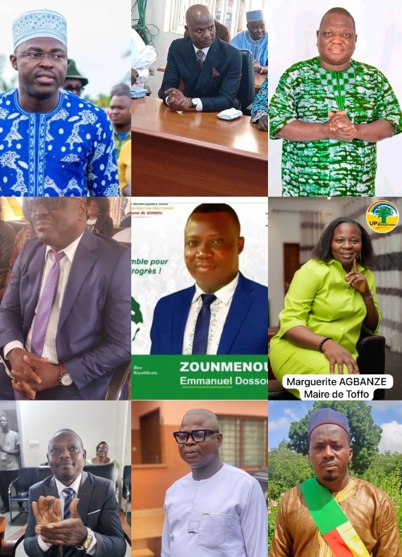 Bénin : La liste complète des maires déjà installés pour la mandature 2026-2033