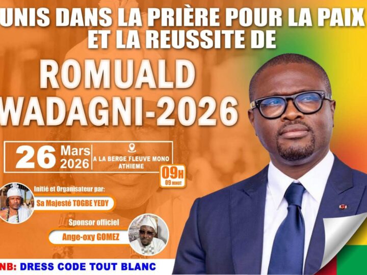 Présidentielle 2026: Sa Majesté Togbé Yédy initie une séance de prière pour la paix et la victoire du candidat Wadagni