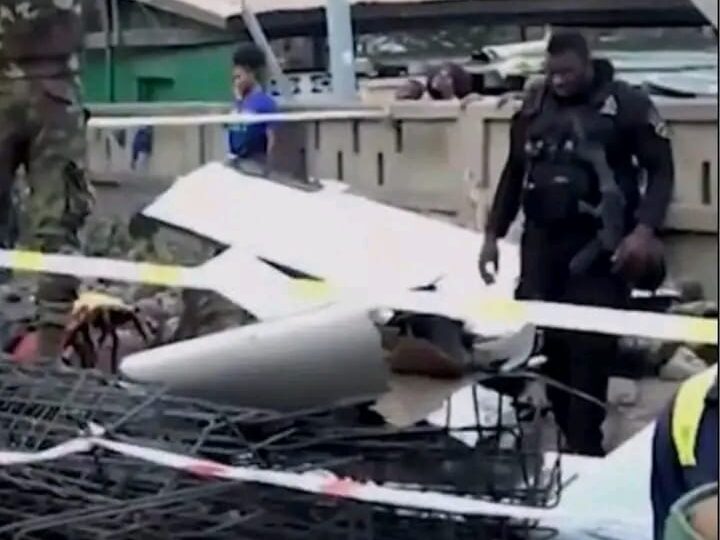 Ghana : Un hélicoptère s’écrase près d’une école, deux morts enregistrés