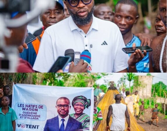 Prière de clan Wadon à Romuald Wadagni à Ouèdèmè-Adja: Apollinaire Avognon de la NFN apporte une touche particulière à l&rsquo;événement