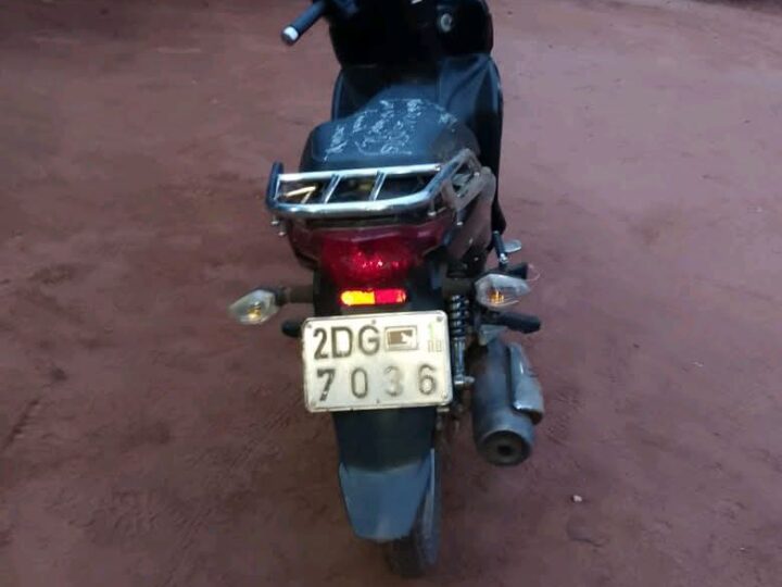 Insécurité: une moto volée à Abomey-Calavi interceptée par la police à Houègbo