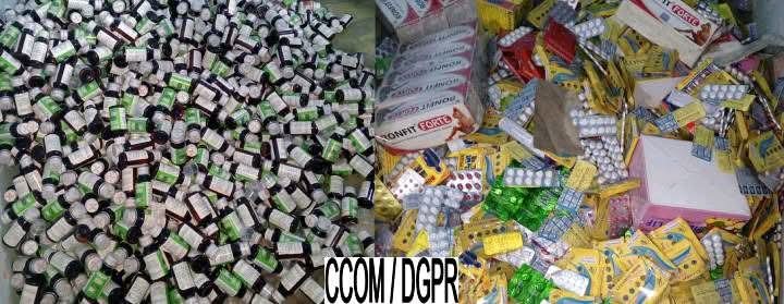 Trafics de faux médicaments: un contrebandier arrêté avec 177 kg de marchandises illicites