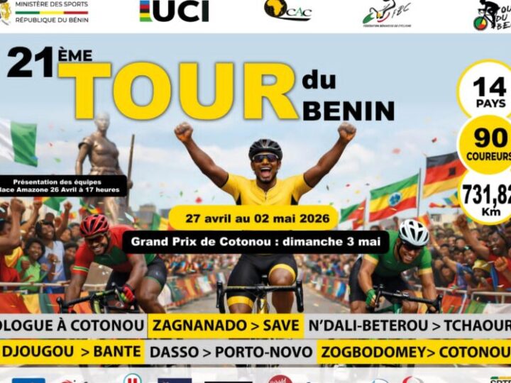 5ᵉ et dernière étape / Tour du Bénin 2026: Enfin Cotonou, après 128,65 km depuis Zogbodomè