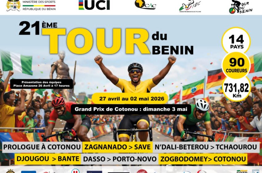 5ᵉ et dernière étape / Tour du Bénin 2026: Enfin Cotonou, après 128,65 km depuis Zogbodomè