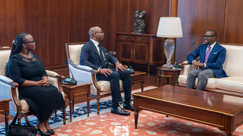 BOAD-Bénin : Serge Ekué échange avec Romuald Wadagni sur les projets de développement  ‎