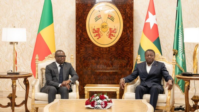 Coopération bénino-togolaise: Faure Gnassingbé salue la visite de travail de Romuald Wadagni à Lomé