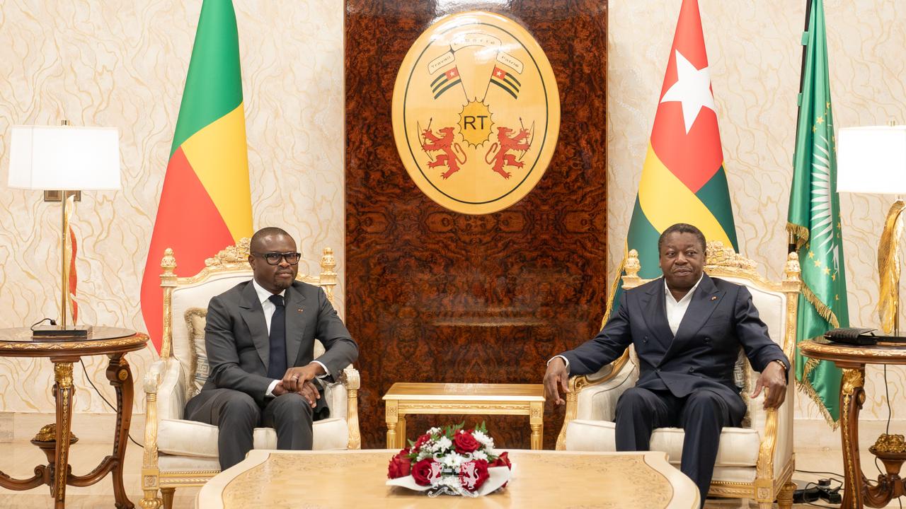 Coopération bénino-togolaise: Faure Gnassingbé salue la visite de travail de Romuald Wadagni à Lomé