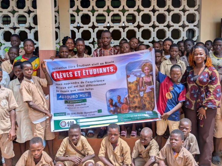 Initiative « zéro étudiant oisif au Bénin »: Dr Joachim Hodé sensibilise les élèves du CEG Sèdjè-Houègoudo