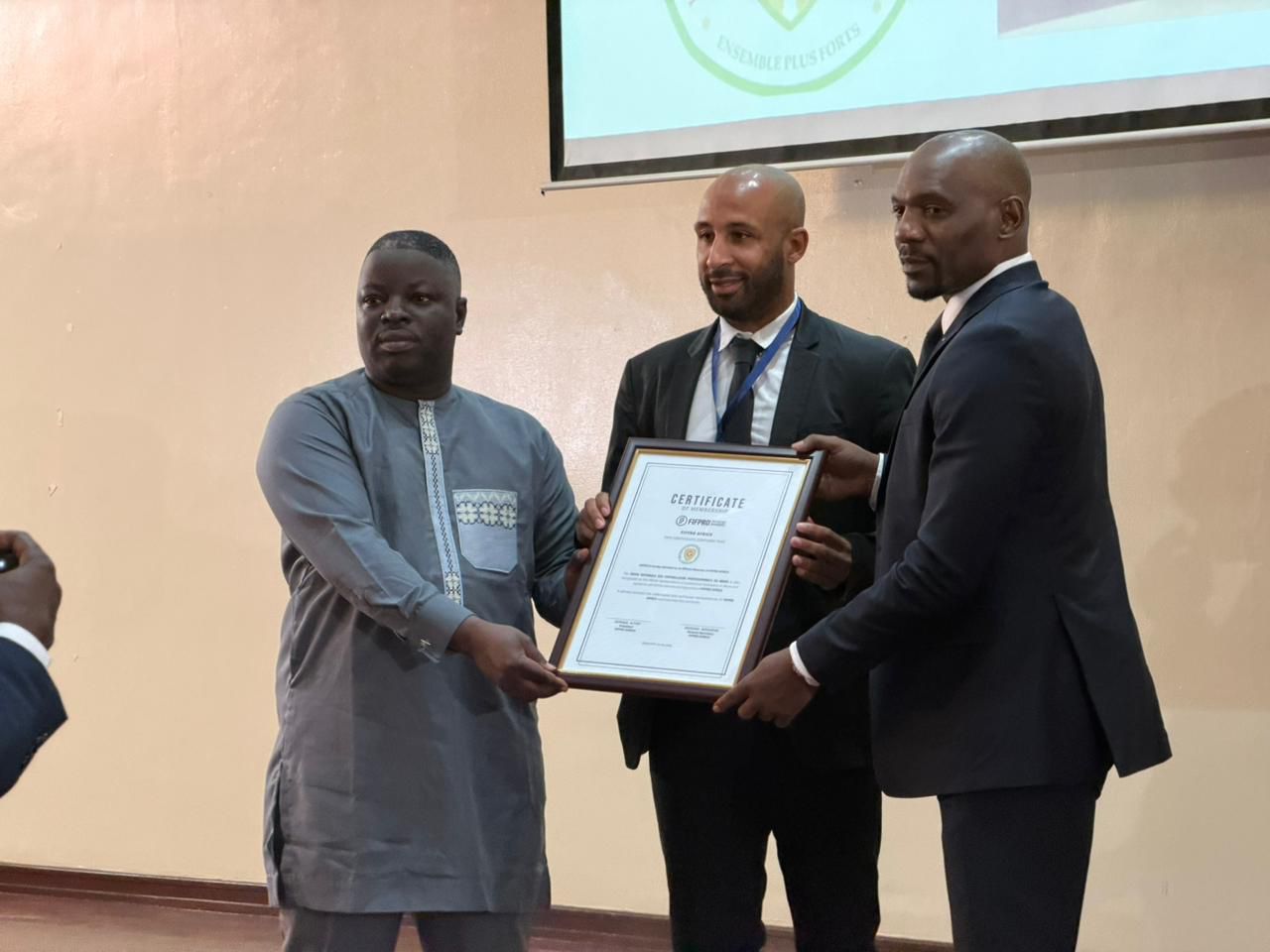 Football : L&rsquo;UNFPB officiellement membre de la FIFPRO
