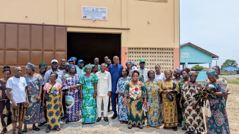 Glazoué : Une nouvelle unité de transformation du riz inaugurée pour les femmes étuveuses