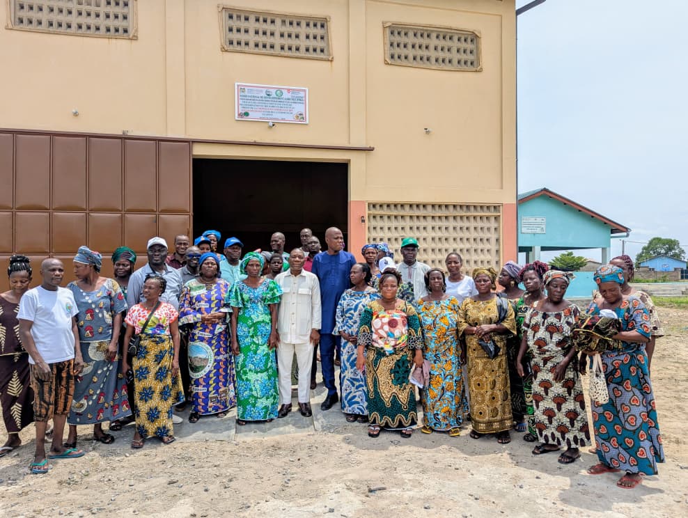 Glazoué : Une nouvelle unité de transformation du riz inaugurée pour les femmes étuveuses