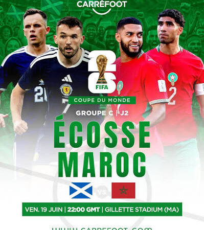 Écosse vs Maroc : 3 points pour confirmer