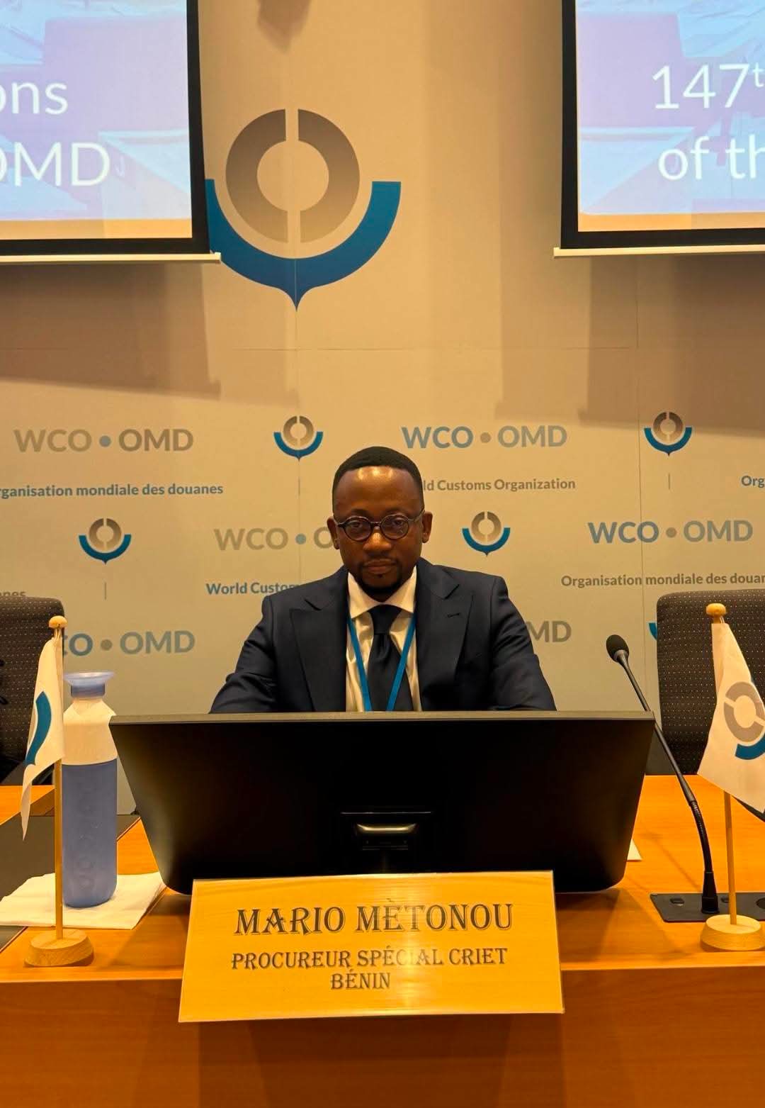 Justice et lutte antidrogue :  Mario Mètonou porte le Bénin au plus haut niveau à l’OMD