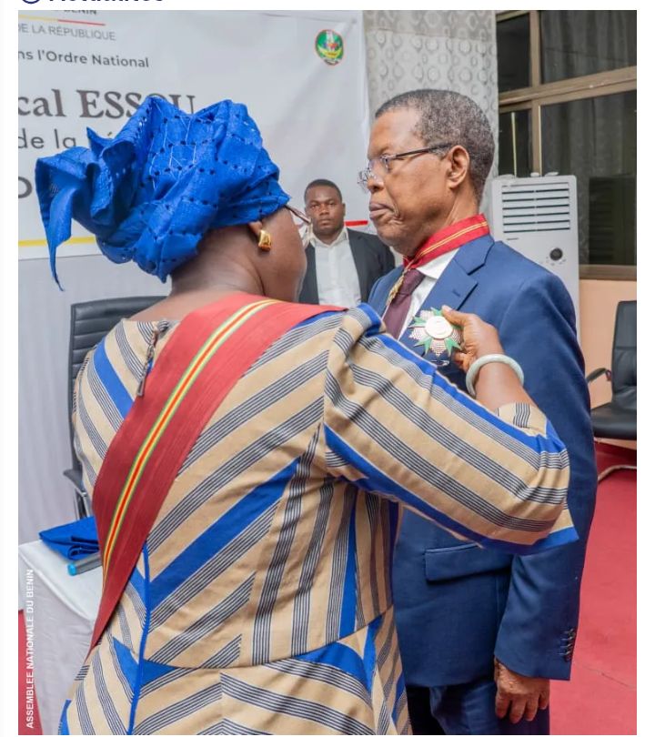 Ordre national du Bénin : Mariam Chabi Talata élève Pascal Essou à la dignité de Grand officier